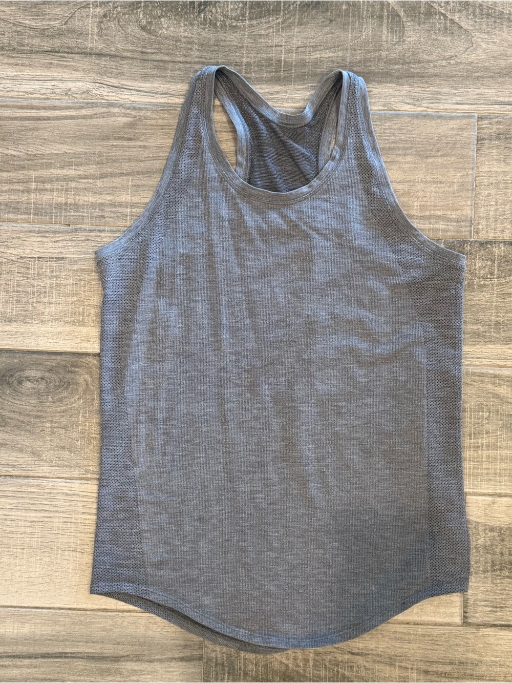 Women’s size 10 Lululemon Gray Racerback Tank Top - Athletic Knit